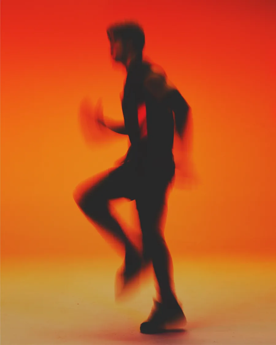 Atleta in movimento con Incrediwear
